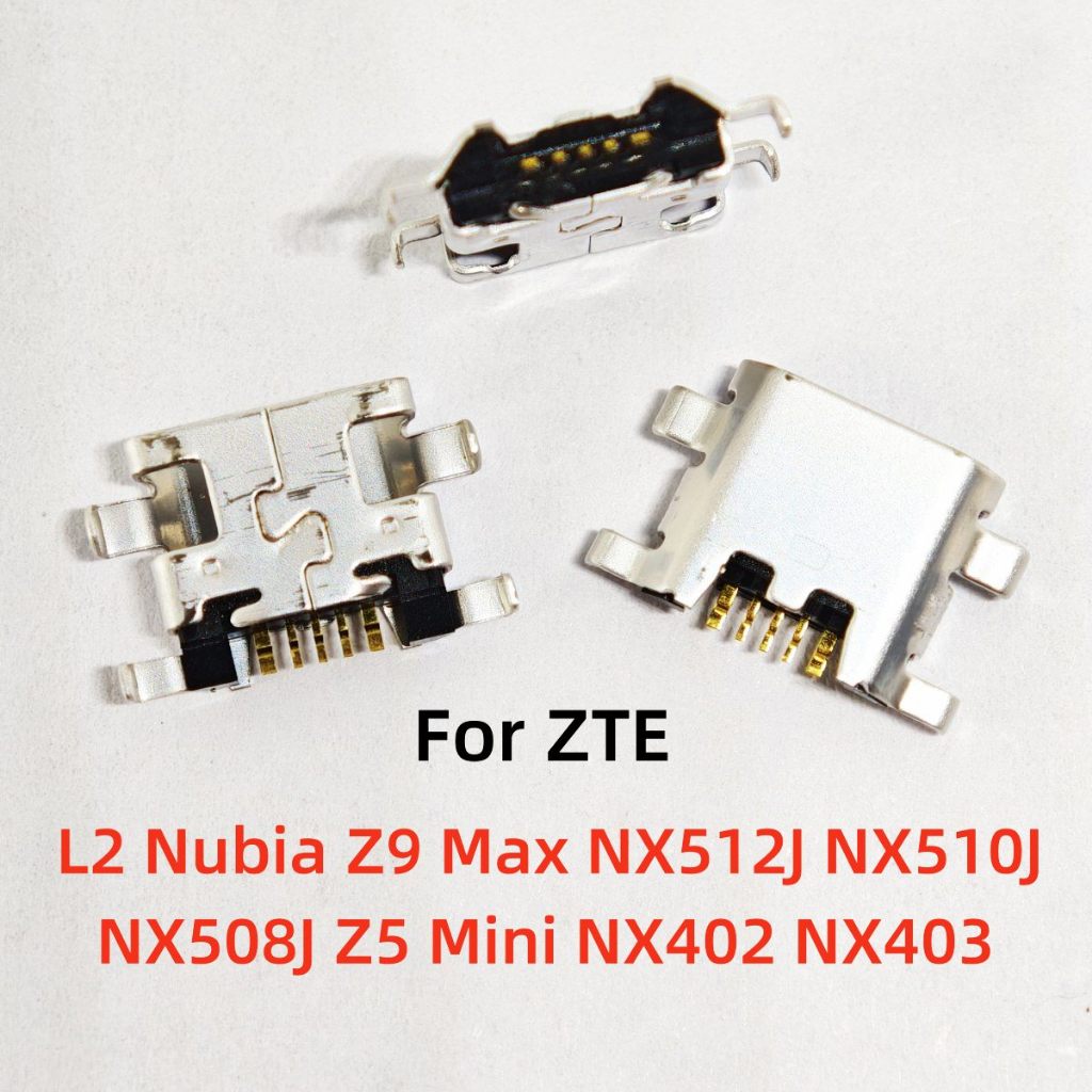 10-100pcs USB Charger แท่นชาร์จพอร์ตขั้วต่อปลั๊กแจ็คสําหรับ ZTE L2 Nubia Z9 Max NX512J NX510J NX508J