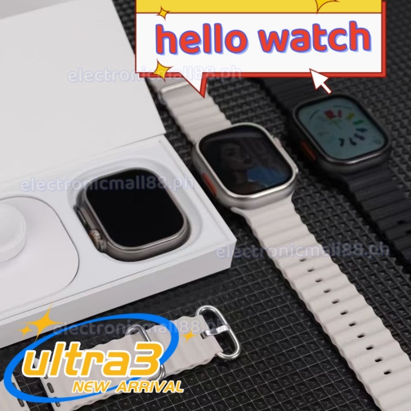 2025 ใหม่ Hello H26 Ultra สมาร์ทนาฬิกาผู้ชาย Ultra3 49 มม.OS20 เข็มทิศ 173 โหมดกีฬา Smartwatch PK HK