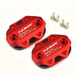 2pcs ฝาครอบน้ำมันเบรก CNC สำหรับ YAMAHA NMAX155 V1-V3 2017-2025