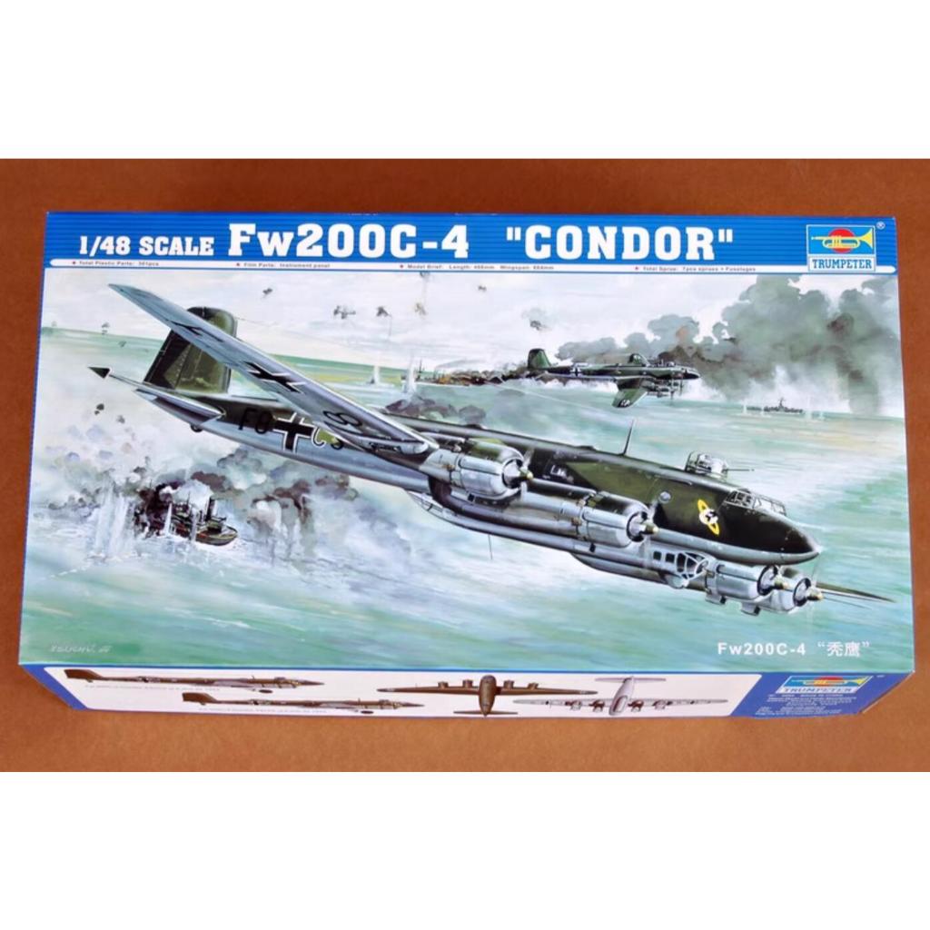 Trumpeter 1/48 02814 Fw200C-4 Condor Trumpeter 02814 ชุดประกอบกาว 1/48Fw.200 C-4 "Vulture