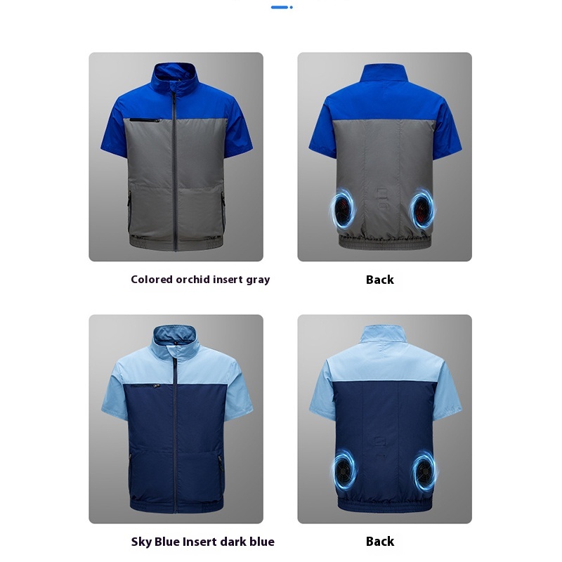 เสื้อยืดแขนสั้นสไตล์สมาร์ทจากญี่ปุ่นและเกาหลี ระบายความร้อนได้ดี เหมาะสำหรับการใช้งานกลางแจ้ง - รูปที่ 3