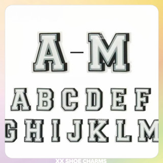 SHOE CHARMS✨26 ตัวอักษรภาษาอังกฤษ A~Z✨รองเท้ารู DIY ตกแต่ง✨อ…