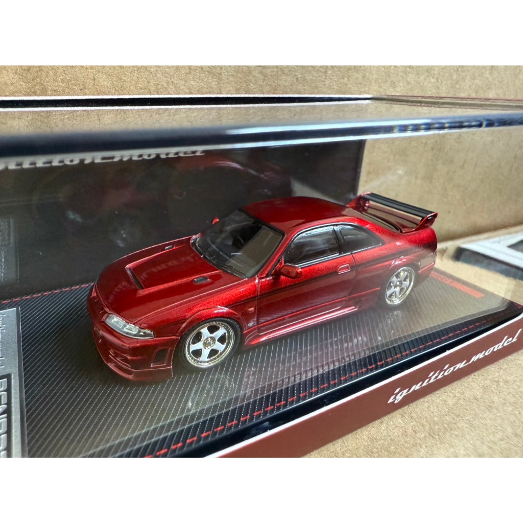 จุดระเบิดรุ่น 1/64 IG2503 Nismo R33 GT-R 400R Red Metallic
