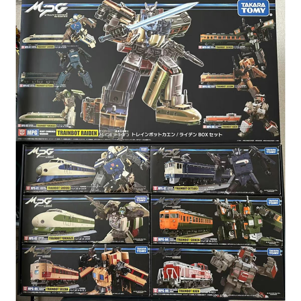 Takara หุ่นยนต์เปลี่ยนรูป MPG01 MPG02 MPG03 MPG04 MPG05 MPG06 ชุดสะสม 6 ชิ้น