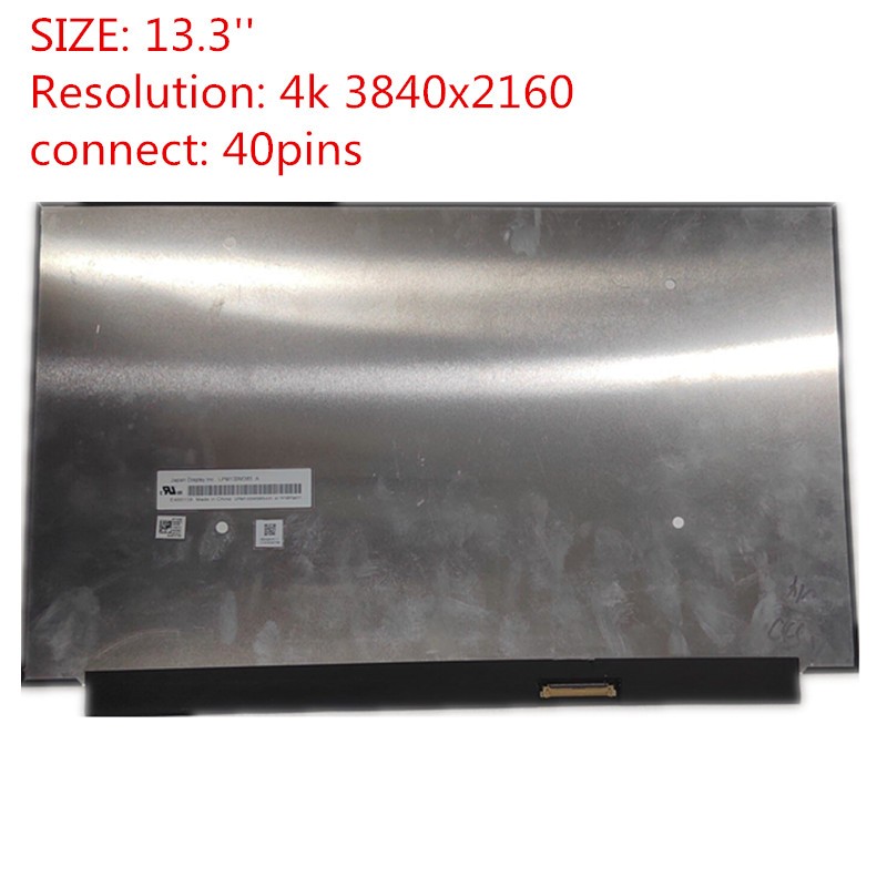 สําหรับ Lenovo ideapad 720S-13IKB 81A8 81BV 720S-13IKB หน้าจอ LCD 13.3 UHD กระจก 40pin FRU 5D10N9892