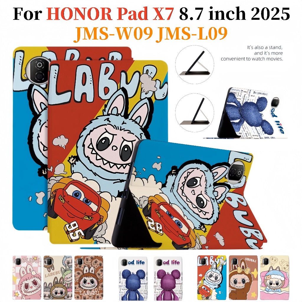 สําหรับ Honor Pad X7 8.7 นิ้ว 2025 JMS-W09 JMS-L09 แฟชั่น bu-BU-LA Micky Mouse คุณภาพสูง PU หนัง HON