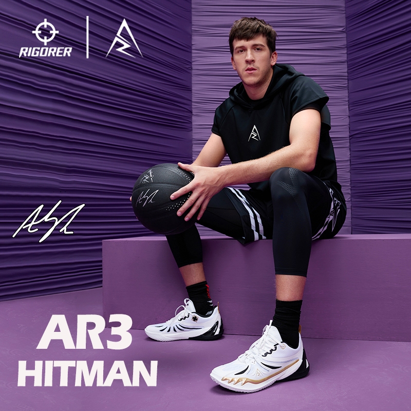 รองเท้าบาสเก็ตบอล RIGORER Austin Reaves AR3 แบบ Low-top ระบายอากาศได้ดี และกันลื่น