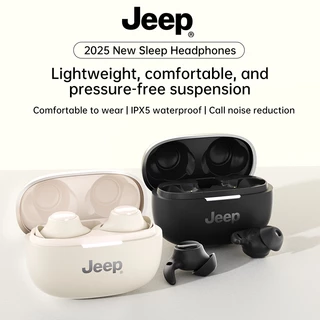 Jeep EW140 Sleep หูฟังบลูทูธ 6.0 เสียงดี HIFI HD Calls ทดสอบการนอน หูฟังไร้สาย ไมโครโฟน