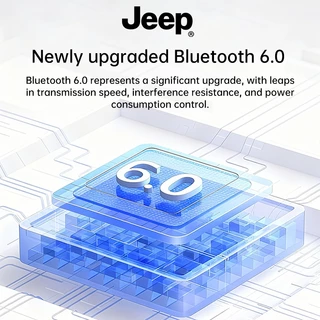 Jeep EW140 Sleep หูฟังบลูทูธ 6.0 เสียงดี HIFI HD Calls ทดสอบการนอน หูฟังไร้สาย ไมโครโฟน