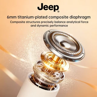 Jeep EW140 Sleep หูฟังบลูทูธ 6.0 เสียงดี HIFI HD Calls ทดสอบการนอน หูฟังไร้สาย ไมโครโฟน