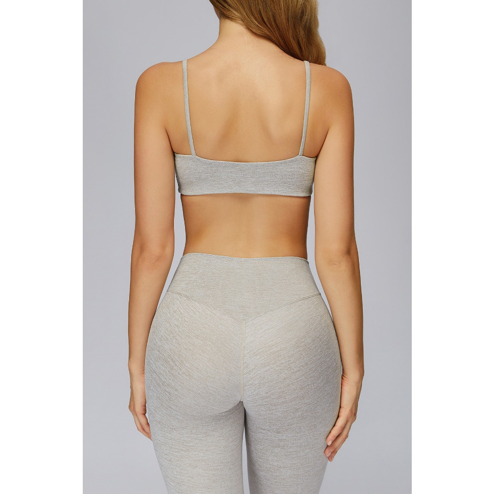 สปอร์ตบราระบายอากาศสำหรับผู้หญิง มาพร้อมแผ่นรองหน้าอกถอดได้ - รูปที่ 4