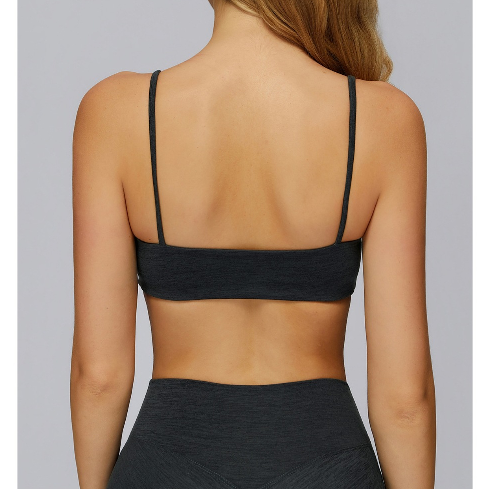 สปอร์ตบราระบายอากาศสำหรับผู้หญิง มาพร้อมแผ่นรองหน้าอกถอดได้ - รูปที่ 7