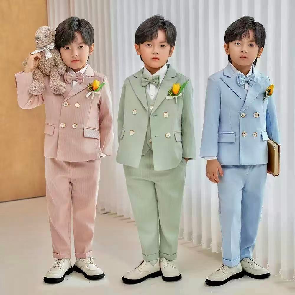 ชุดสูทเด็กผู้ชาย 1-15 ปี หล่อเท่ มีสไตล์ เหมาะกับวันเกิด งานแต่งงาน และพิธีจบการศึกษา