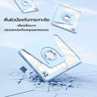 OSGEER แม่เหล็ก 2in1 แยกสําหรับ iPad Air 8 7 6 5 4 M2 M3 M4 10.2 9.7 10th 11th Gen 12 11 10 9 8 A16 Pro 11 13 12.9 นิ้ว M4 M5 360° ฝาครอบอะคริลิคแบบถอดได้หมุน