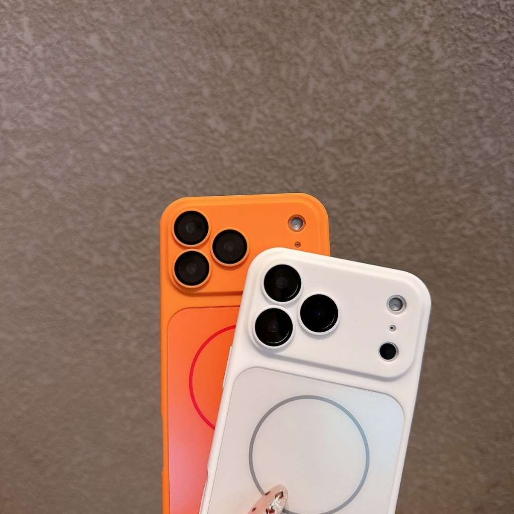 สําหรับ iPhone 17 17 Pro 17 Max Air 16 15 Pro 14 13 12 11 Pro เคสโทรศัพท์ซิลิโคนอ่อนนุ่ม Matte Texture Magnetic Backboard พร้อมเลนส์ฟิล์มรวมทุกอย่างกันกระแทกเคสโทรศัพท์ - รูปที่ 5