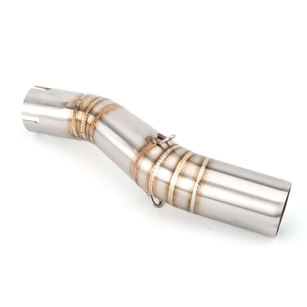 ท่อไอเสียรถจักรยานยนต์ท่อกลางสําหรับ Honda CBR250RR 2017-2022 CBR250 Silver