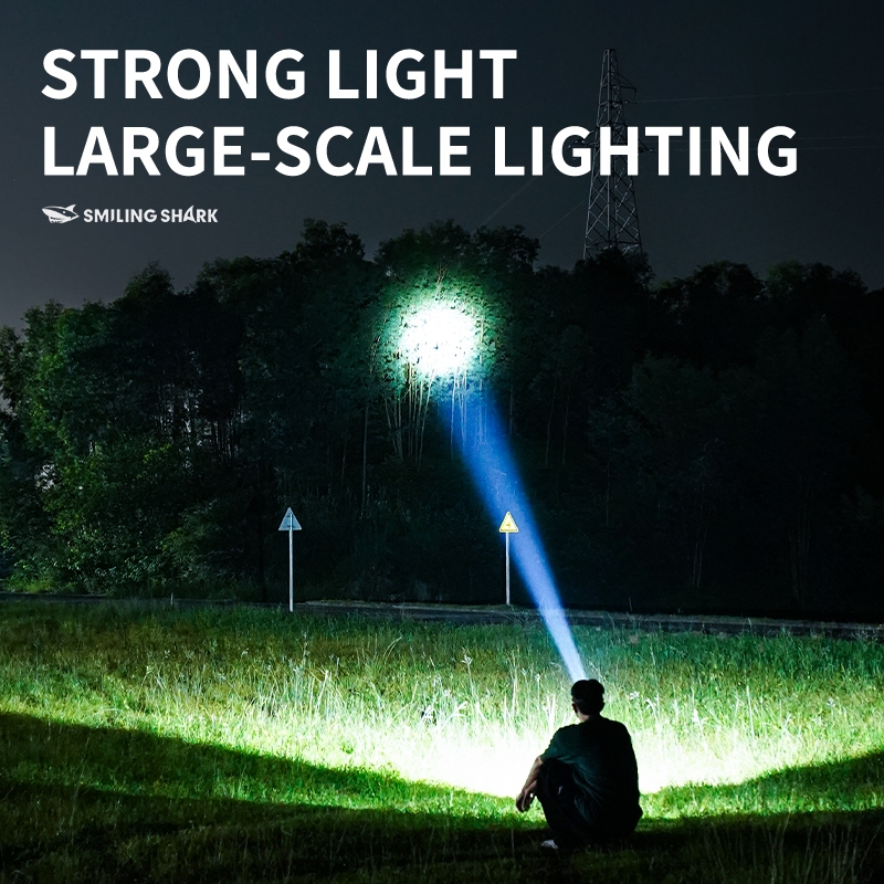 SmilingShark TD0277 ไฟคาดหัว ไฟฉายคาดหัว LED มินิ ซุปเปอร์ไบรท์ โคมไฟหัวตกปลา แบบพกพาและน้ำหนักเบา ฉายคาดหัว 4โหมด Type-C ชาร์จใหม่ได้ ปรับได้ 45° กันน้ำสำหรับงานตั้งแคมป์ — صورة 3