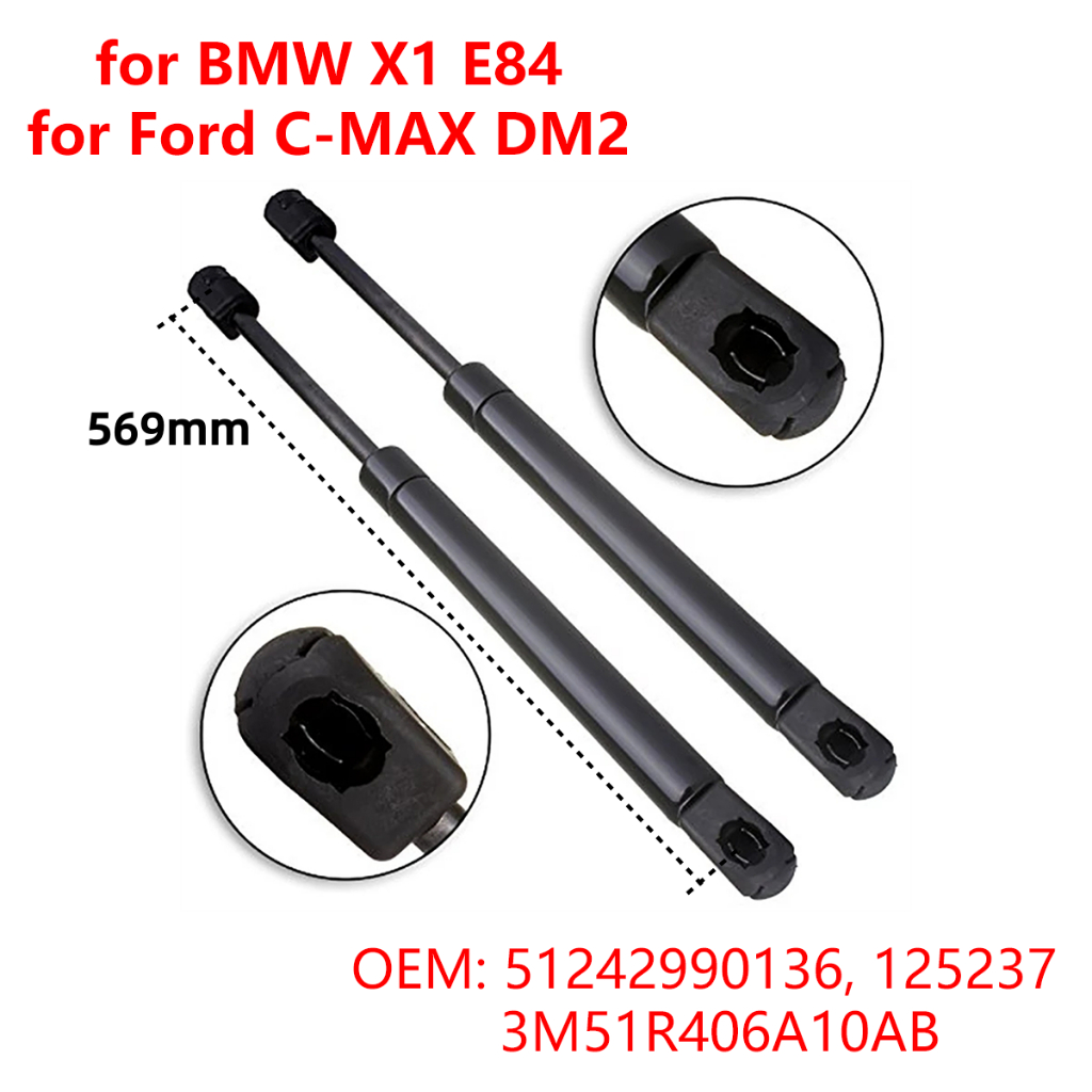2ชิ้น 51242990136 สําหรับ BMW X1 E84 2009-2015 สําหรับ Ford C-MAX DM2 2003-2010 ด้านหลัง Boot แก๊ส Struts Tailgate Lift สนับสนุน Shock Damper Bar