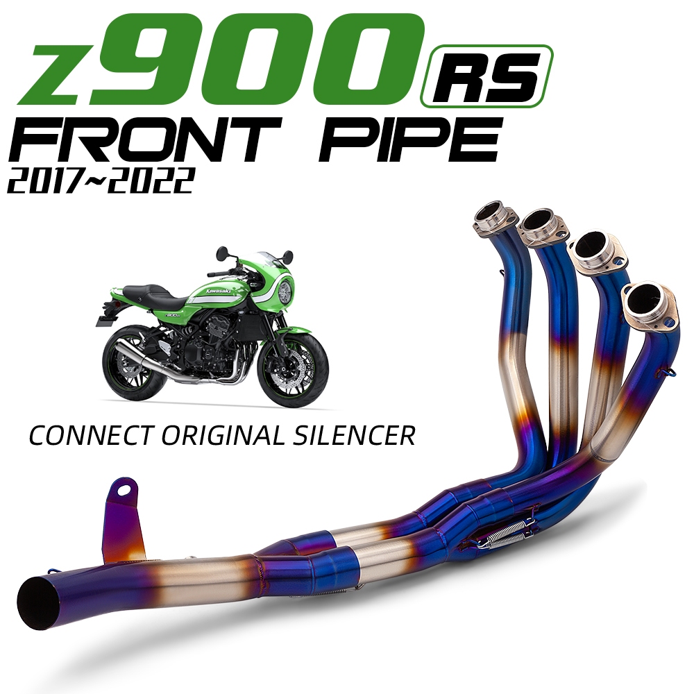 ดัดแปลงรถจักรยานยนต์ไอเสีย SystemMuffler, Slip-OnFront Connect Link Pipe Z900RS Z900RS 2017-2022