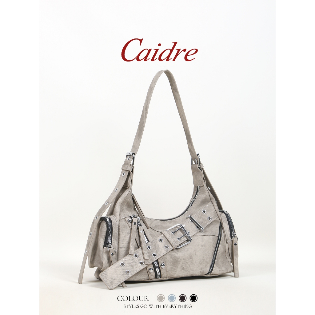 Caidre Retro Handbag Womens Commuter Shoulder Messenger Bag Underarm Bag