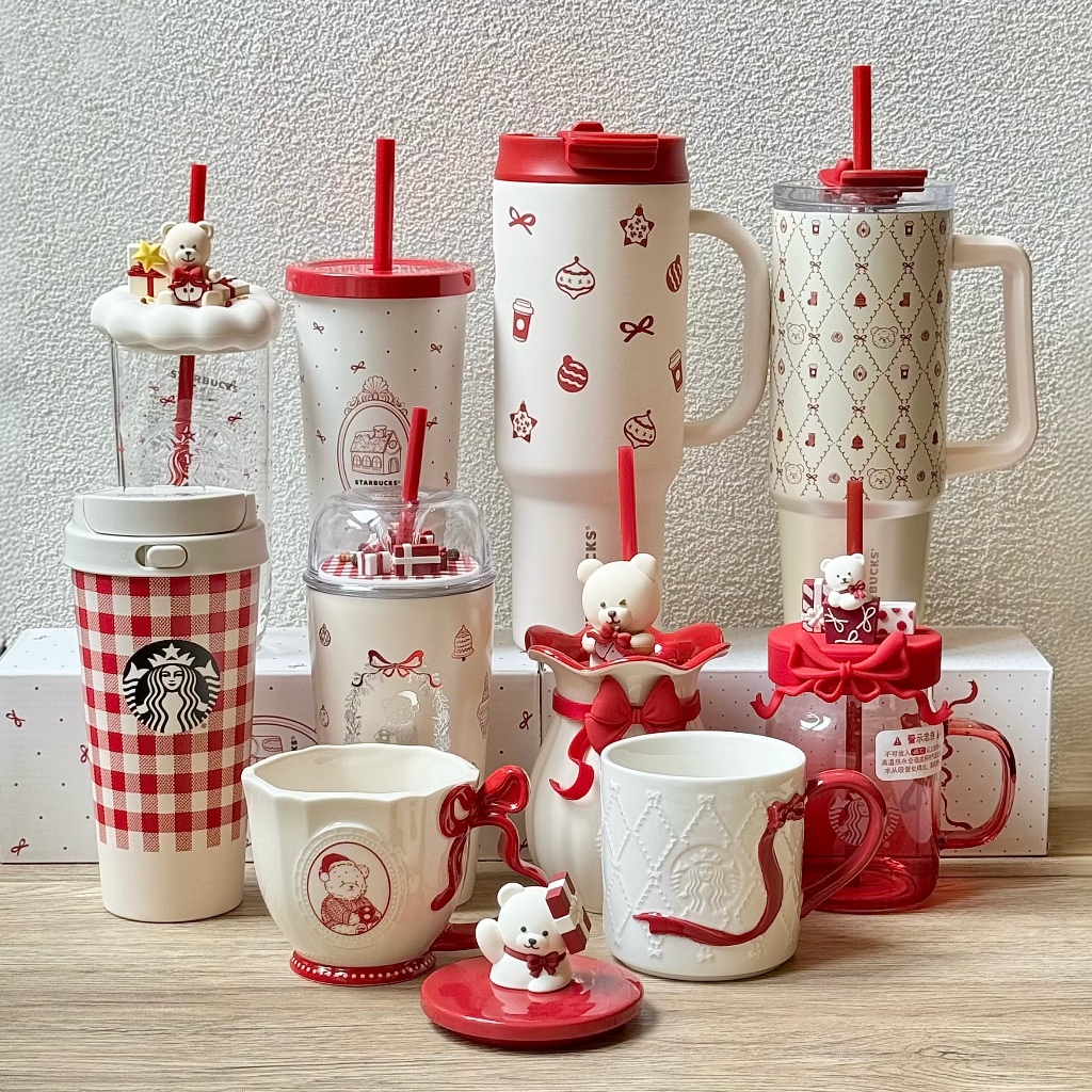 Starbucks China 2025 Heartbeat Blog Collection Tumbler/ Thermos ဖန်ခွက် (ဖางခွက်ပုံစံ) လက်ဆောင်