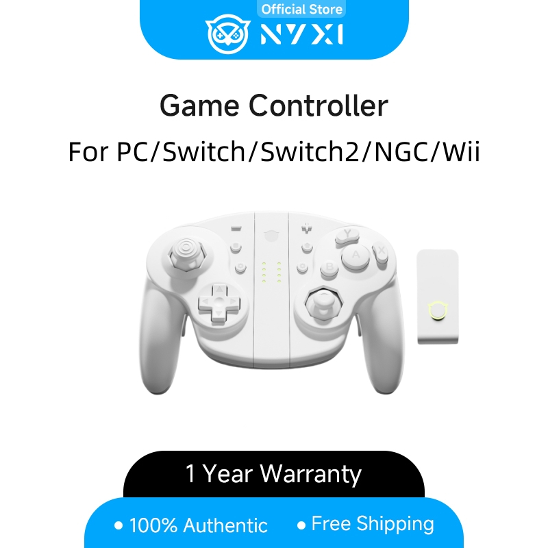 NYXI Wizard 2 คอนโทรลเลอร์เกมไร้สายสําหรับ NintendoSwitch 2/GameCube/PC/Android/iOS/Switch/Wii COD