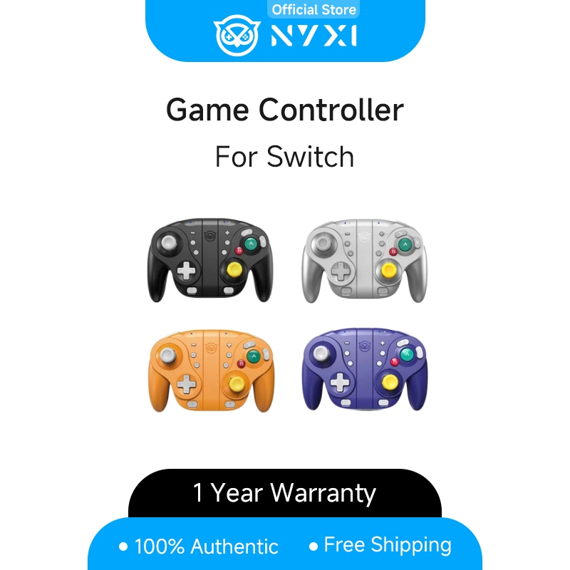 [NYXI Direct Store]NYXI Wizard คอนโทรลเลอร์เกมไร้สายบลูทูธ Joycon Gamepad สําหรับคอนโทรลเลอร์ Ninten