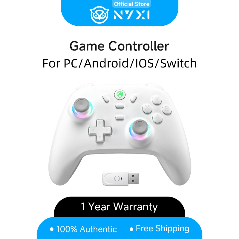 NYXI Wireless Gaming Controller จอยเกมส์ PC Android/iOS/Switch/Lite/OLED/Tesla/NintendoSwitch 2