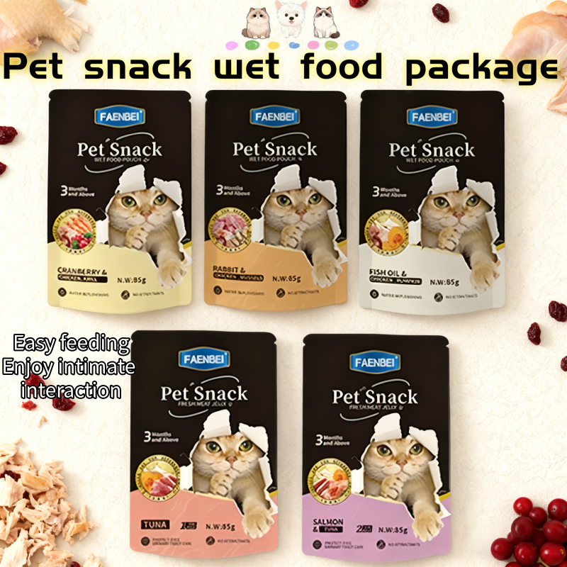 FAENBEI ขนมแมวอาหารเปียก 85g Hydration + โภชนาการสําหรับแมวของคุณs สุขภาพ