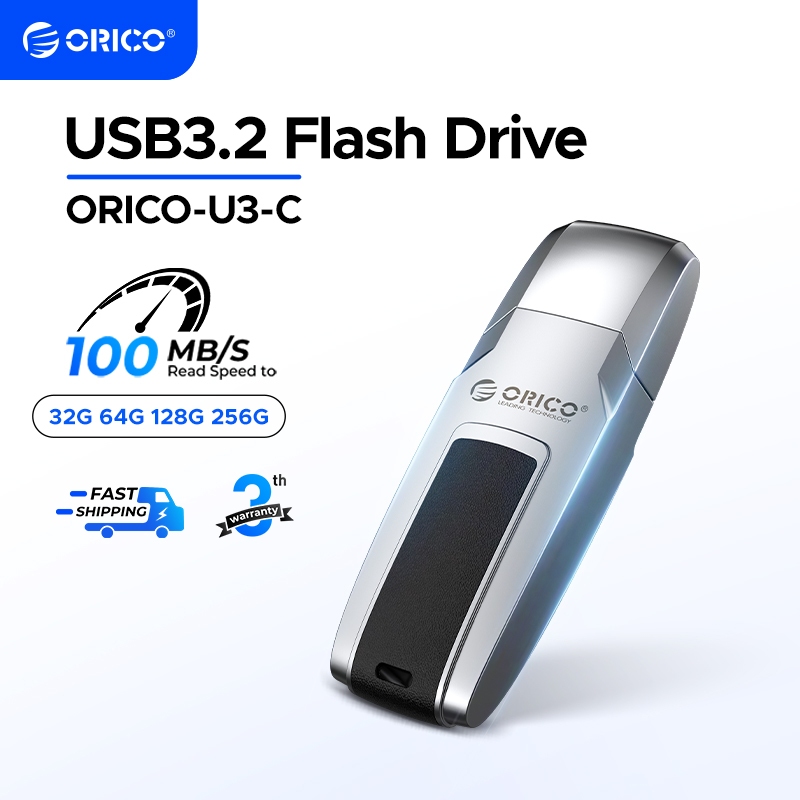 Orico แฟลชไดรฟ์ USB แบบโลหะ ขนาด Pen Drive Flashdrive USB 3.0 Memory Stick USB S
