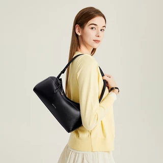 BOSTANTEN Puzzle Bag กระเป๋าสะพายไหล่ผู้หญิง ใต้วงแขน ดีไซน์โค้งมนทันสมัย ใช้งานอเนกประสงค์ เหมาะสำหรับทุกวัน