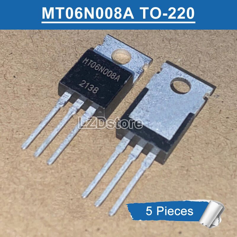 5 ชิ้น MT06N008A TO-220 60V/120A N-channel MOSFET ทรานซิสเตอร์ใหม่เดิม