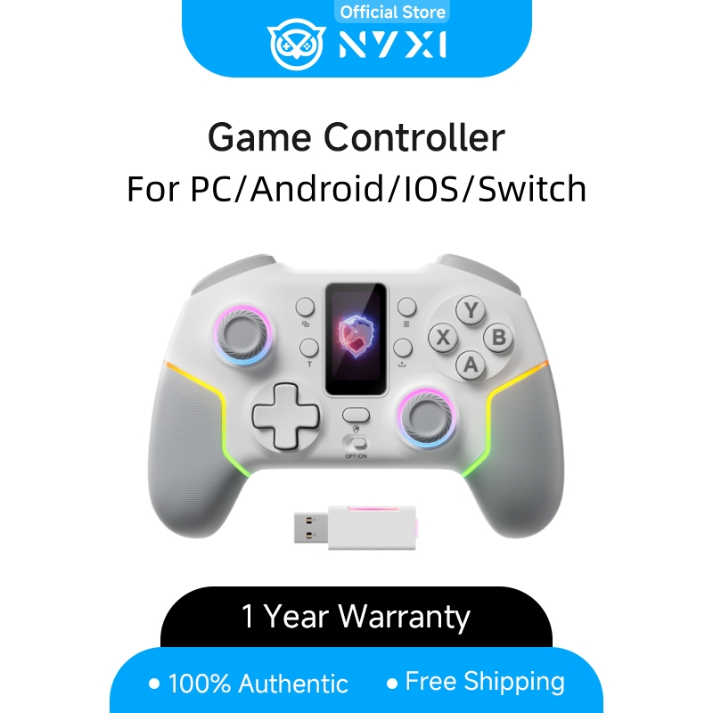 [Best Service] ECHTPower Phantom ตัวควบคุมเกมไร้สาย สำหรับ โทรศัพท์มือถือ Joy PC เกม Nintendo Switch จอยเกมส์สำหรับมือถือ