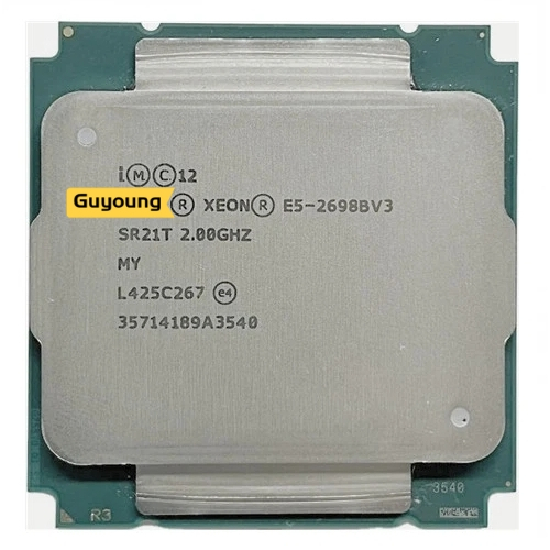 YZX Xeon E5 2698B V3 E5 2698BV3 E5-2698 BV3 E5-2698BV3 CPU โปรเซสเซอร์ SR21T 2.0Ghz 16 Core 135W 40M