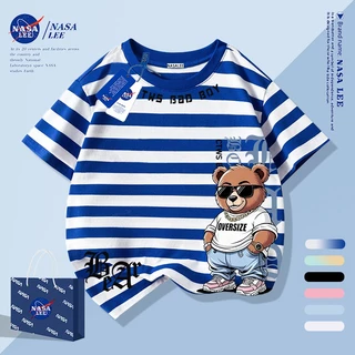 [จัดส่งในวันเดียวกัน] นาซ่า เสื้อยืดผ้าฝ้ายแท้ สำหรับทั้งชายและหญิง ระบายอากาศได้ดี และดูดซับเหงื่อ