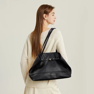 BOSTANTEN Allin Bag กระเป๋าถือผู้หญิง Suede PU กระเป๋า Tote ผู้หญิงขนาดใหญ่ ใส่โน้ตบุ๊กได้ กระเป๋าทำงาน สะพายไหล่ สไตล์เกาหลี เรียบหรู