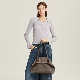 BOSTANTEN Allin Bag กระเป๋าถือผู้หญิง Suede PU กระเป๋า Tote ผู้หญิงขนาดใหญ่ ใส่โน้ตบุ๊กได้ กระเป๋าทำงาน สะพายไหล่ สไตล์เกาหลี เรียบหรู