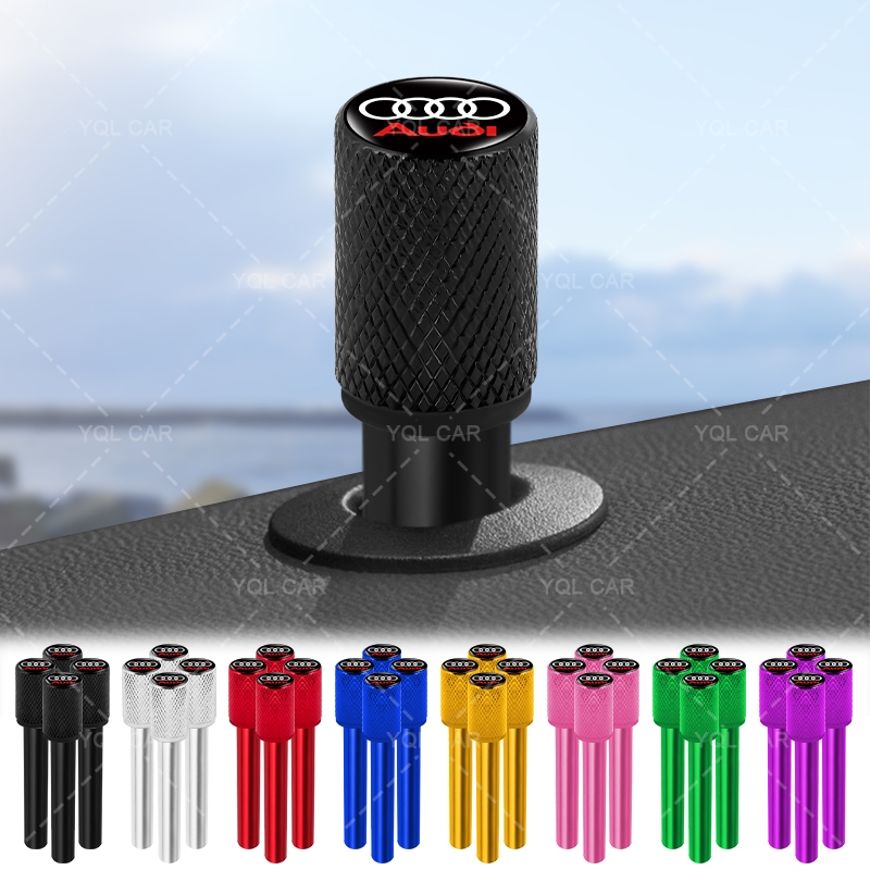1/4pcs Car Security ประตูล็อคสลักประตูรถดึง Pins สําหรับ Audi A3 8P A6 C5 A4 B6 B8 S4 RS4 S5 B9 S3 8