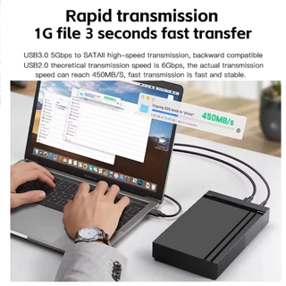 🚚ท้องถิ่น🚚 3.5/2.5 นิ้ว HDD กรณี SATA เป็น USB 3.0 อะแดปเตอร์ 5Gbps ฮาร์ดไดรฟ์ภายนอกสําหรับ SSD Disk 10TB HDD สําหรับ PC แล็ปท็อป