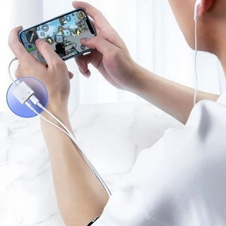 อะแดปเตอร์สายแปลงสำหรับ IP สายแปลงต่อหูฟัง 3.5มม. พร้อมชาร์จไฟ for i-o-s To Aux3.5 Adapter สายแปรงหูฟัง สำหรับiPhon ไอแพ thumbnail 9