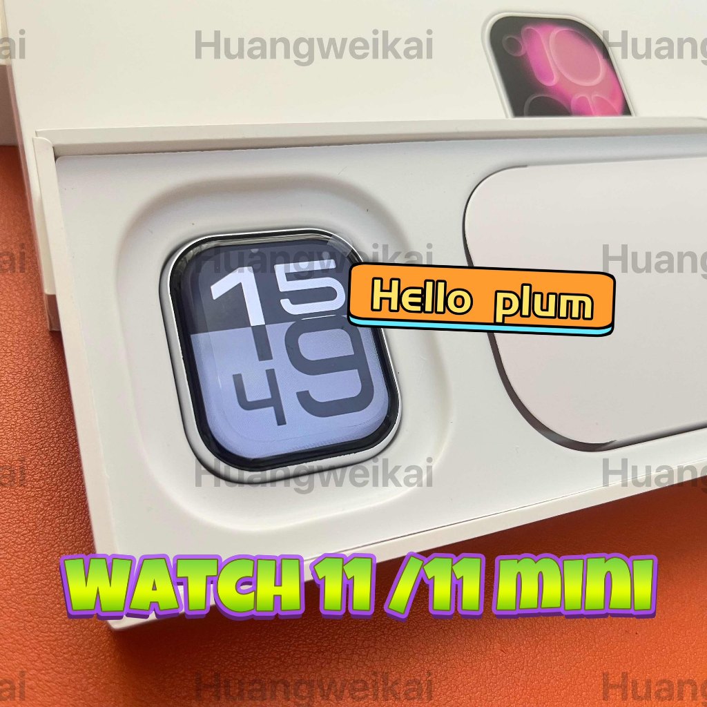 ล่าสุด Amoled 2026 H26 mini pro 4/46mm TOP HELLO PLUM smart watch กีฬา smart watch สร้อยข้อมือชาร์จไ