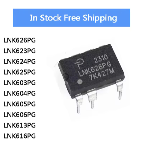 5 ชิ้น LNK626PG LNK623PG LNK624PG LNK625PG LNK603PG LNK604PG LNK605PG LNK606PG LNK613PG LNK616PG DIP