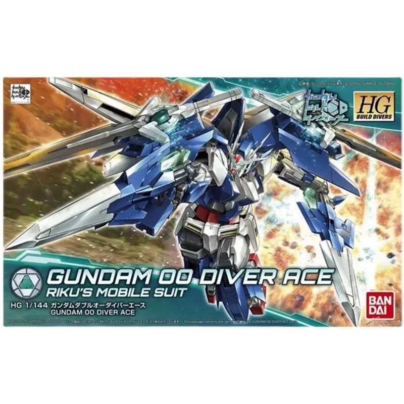 BANDAI HG 1/144 Mobile Suit Gundam HGBD 009 GUNDAM 00 DIVER ACE Plastic Model