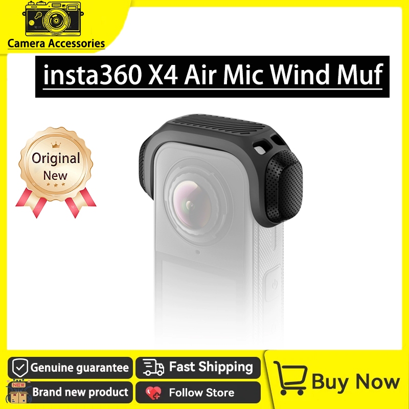ใหม่ insta360 X4 Air Mic Wind Muf ลดเสียงรบกวนลมสําหรับ Insta360 X4 Air กล้องอุปกรณ์เสริม
