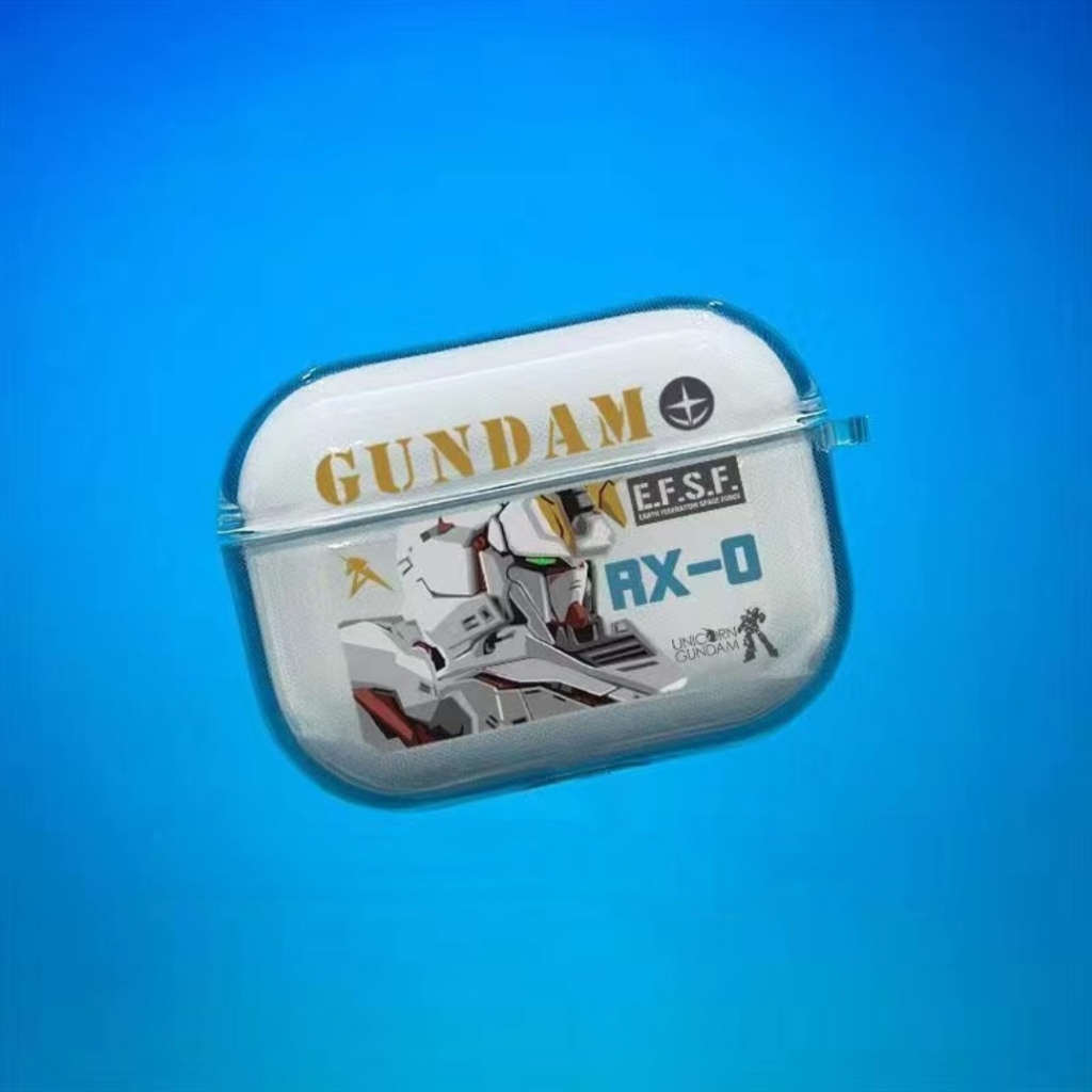 RX-0 Gundam Airpods Pro3 กรณี EVA-01 Airpods Pro2 กันกระแทก Clear TPU หูฟังสําหรับ AirPods Pro3 4/4 