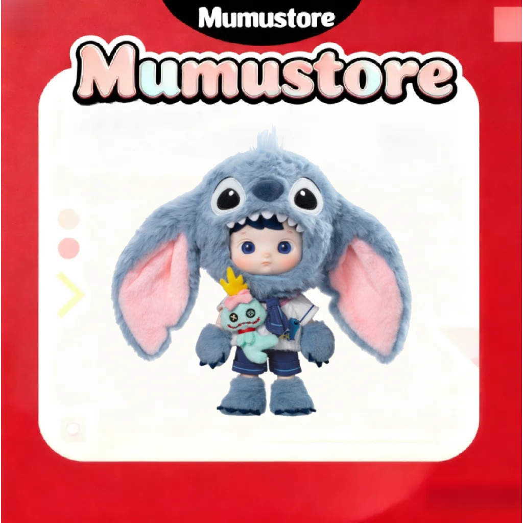 POPMART HACIPU STITCH 1/8 Action Figure ของเล่นสะสมของขวัญวันเกิด