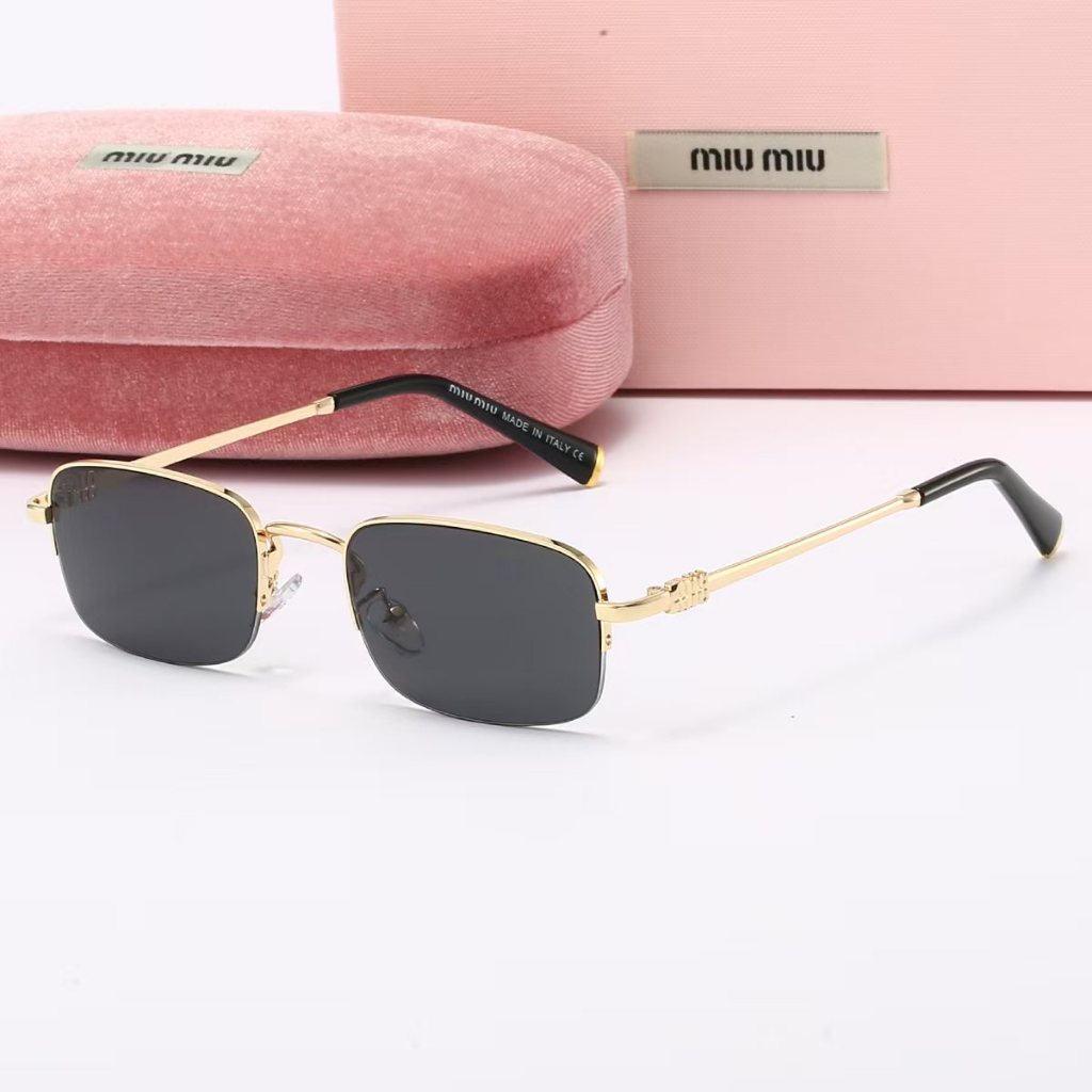 แว่นตากันแดดน่ารักสำหรับผู้หญิง กรอบเล็กทรงสี่เหลี่ยม ป้องกันรังสียูวี สไตล์ย้อนยุค