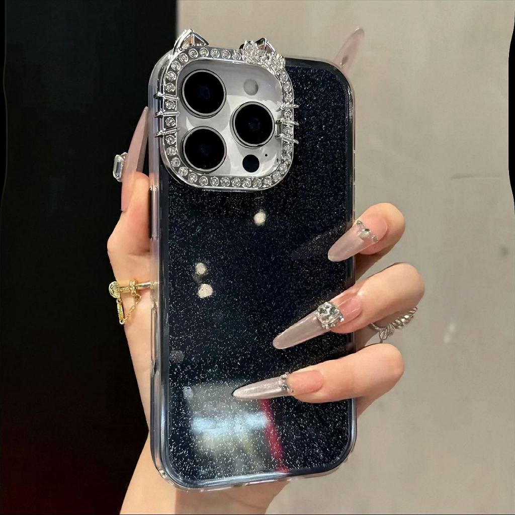 Bling Glitter สําหรับ iPhone 13 12 11 Pro XS Max XR X 8 7 6 6S Plus SE 2 เคสโทรศัพท์แบบนุ่ม - รูปที่ 6