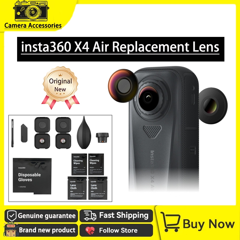 Original ใหม่ insta360 X4 Air เปลี่ยนเลนส์สําหรับ Insta 360 X4 Air อุปกรณ์เสริม
