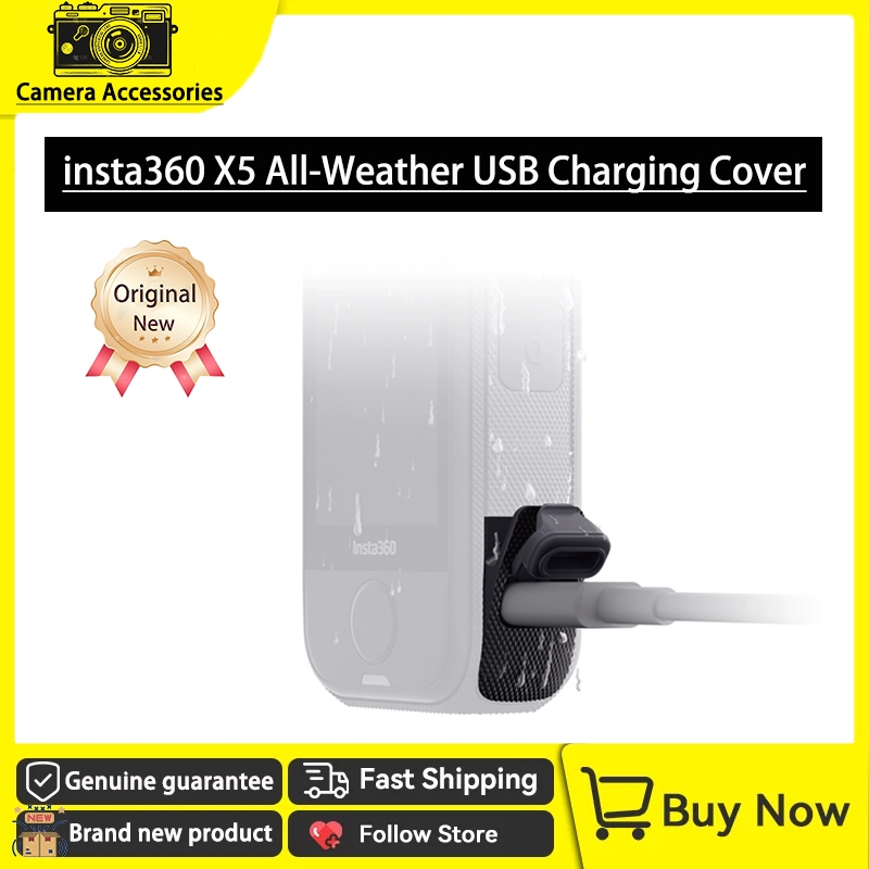 ต้นฉบับใหม่ insta360 X4 Air All Weather USB ชาร์จ IPX4 ระดับป้องกันสําหรับ Insta360 X5 กล้องอุปกรณ์เสริม